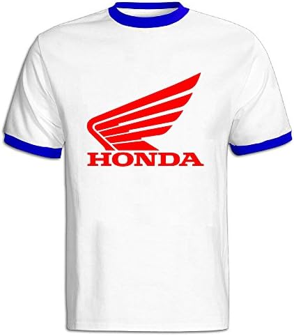 Mansway Men's Honda Logo Hit Color Short Sleeves Tee Shirt
