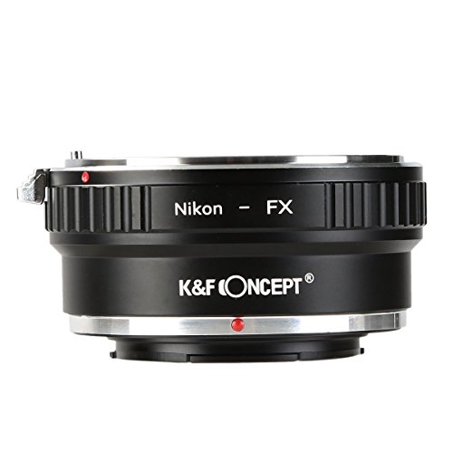 K&F CONCEPT Bague Adaptation Objectif Nikon-FX Adaptateur de Monture pour Monter Objectif Nikon à Caméra Fujifilm FX en Métal - Image 4
