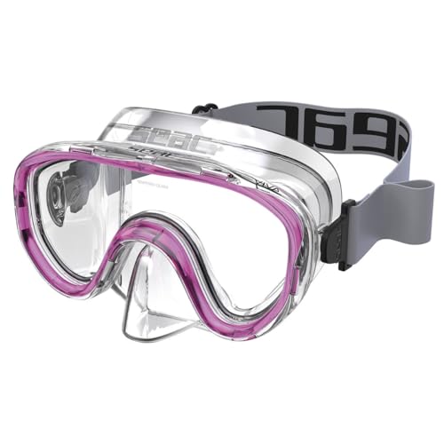 SEAC Viva, Single Lens Silicone Snorkeling Mask for Kids
