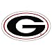 Craftique Georgia Bulldogs Decal (Oval G Decal (3''4''6''12''18''), 3 in)