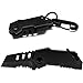 B-2 Bomber Nano Blade Utility Small Pocket Knife - Folding Wallet Knife -Stainless Steel Mini Tactical Knife with Money Clip- Portable Small Folding Knife-Black