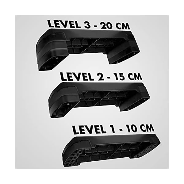 KAYMAN-Exercise-Steps--Fitness-Stepper-for-Home-Gym-Suited-for-Aerobics-Cardio-Weights-Yoga-DVD-Workout--Adjustable-3-Step-Level-Heights-10-15-20cm--Perfect-Equipment-Accessory-Set-for-Fitness-Routine KAYMAN Exercise Steps – Fitness Stepper for Home & Gym, Suited for Aerobics, Cardio, Weights, Yoga, DVD Workout…