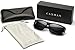 CAXMAN Wear Over Glasses Sunglasses Polarized Lens for Prescription Glasses, Medium Sized Half Frame, Glossy Black Frame Black Lens