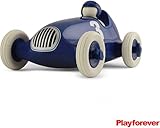 PlayForever Collectible Metallic Blue Bruno Roadster Racing Car