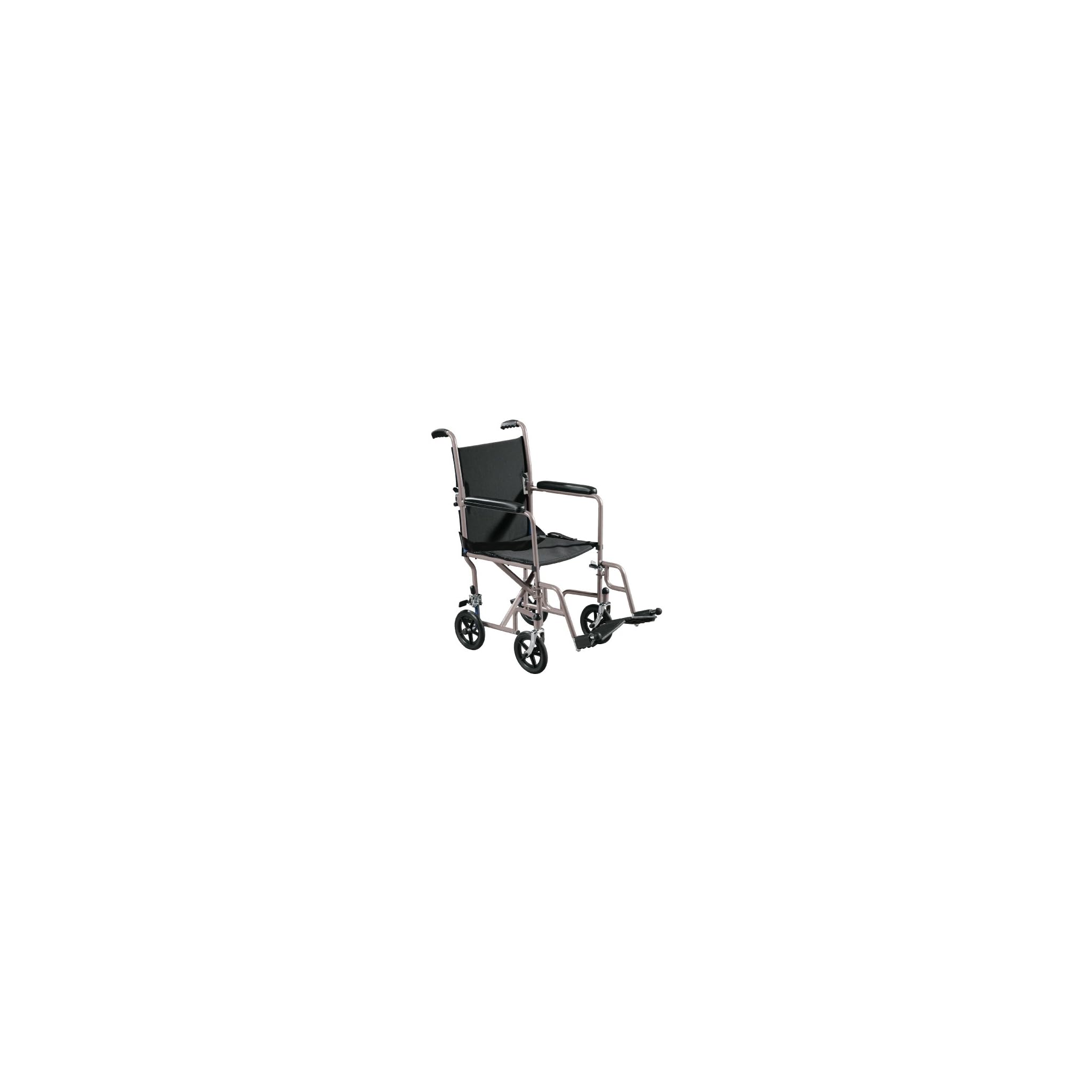 Drive Medical 1239RD Foldable Rollator Walker with Seat, Red Mobility