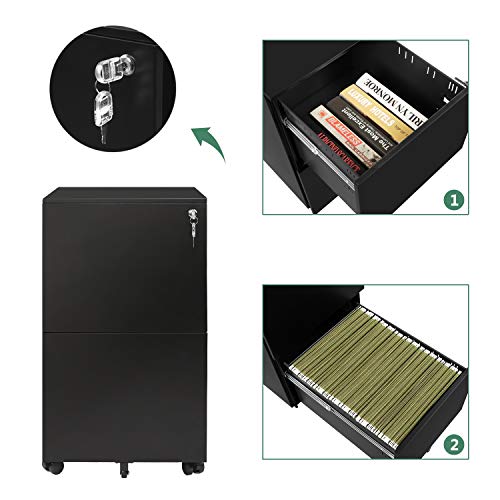 2 DEVAISE+Locking+Cabinet+Rolling+Assembled