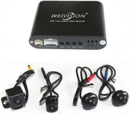 Weivision® Universal 360 Degree Bird View System Car DVR Record Panoramic View All Round Rear View Camera System for All Car