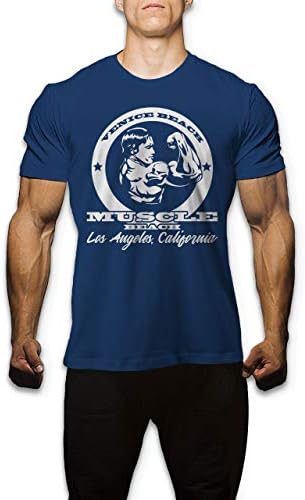 Arnold Schwarzenegger Venice Beach T Shirt Muscle Beach Shirts for Bodybuilding