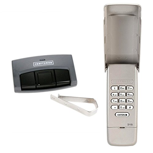 Craftsman 30498 Garage Door Opener Universal Remote Control and 3050 Garage Door Opener Wireless Keypad Bundle