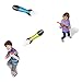 Geospace Hand Held Jr. Pump Rocket Combo Battle Pack – Flying Foam Rockets Outdoor Toys for Kids, Boys & Girls – 30