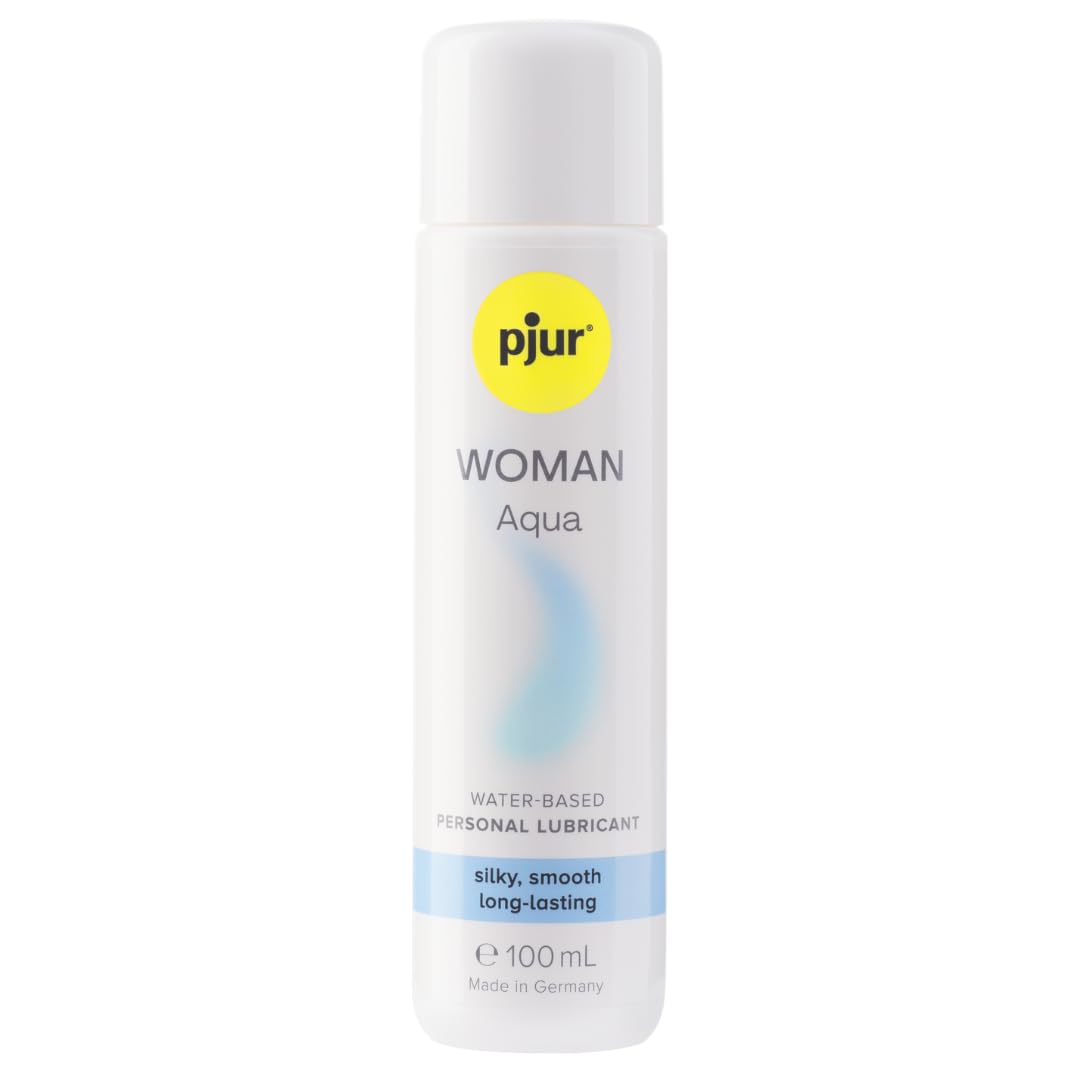 pjur Woman Aqua - Water-Based Personal Lubricant - moisturises & nurtures - pH Balanced - Gentle on Skin (100ml) — image 1