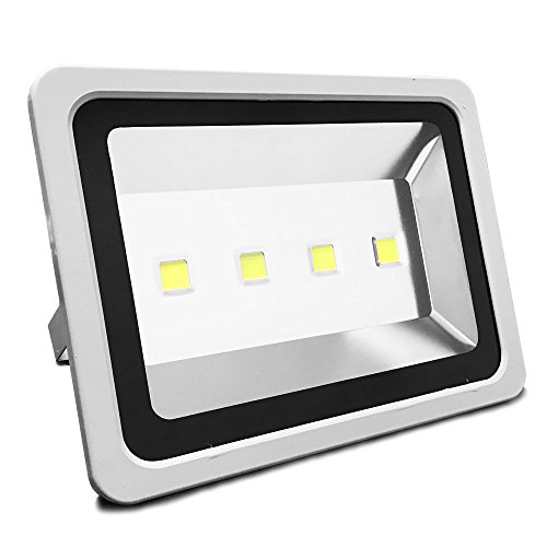 GLW 200W High Power LED Flood Lights 4 LED Chips Outdoor Indoor Security Flood Light IP65 Waterproof Cool White Spotlights without Plug for Stage, Playground, Garden, Garage, Landscape