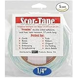 Scor-Tape 1/4" X 27yds (5 Rolls) (Original Version)