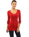 PattyBoutik Women's V Neck Long Sleeve Tunic Sweater