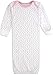 Maybe Baby Kids Infant Boys' and Girls' 3 Pack Set Cotton Baby Gowns w/Mitten Cuffs & Easy Change Expandable Shoulders, 0-6 Months, Elephant