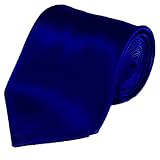 Soophen NEW Mens Necktie SOLID Silk Neck Tie Navy Blue