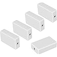 LeMotech Project Box 5 Pieces ABS Plastic Electrical Project Case Small Junction Box for Electronics White 2.36 x 1.42 x 0.67 inch (60 x 36 x 17 mm)