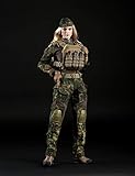 HHFC Figure Accessories 1/6 Female Special Soldier Uniform 1:6 Tactical Girl Gunners 12