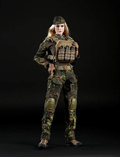 HHFC Figure Accessories 1/6 Female Special Soldier Uniform 1:6 Tactical Girl Gunners 12