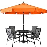 ABCCANOPY Premium Patio Umbrellas 10' Orange