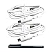 2x Pack Official LG Micro 11Pin USB Cable White W/Stylus - For LG G4,G3,G2,G Flax,V10