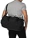 MIER Foldable Small Duffel Bag Lightweight for Sports, Gyms, Yoga, Travel, Overnight, Weekender, 20 Inches (Black)
