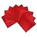 Webake 4 x 4 Inch Square Aluminium Foil Candy Wrappers Candy Wrapping Paper for DIY Chocolate, Fudge and Brownies Packaging-100 Piece (Red)