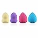 4PCS Pro Beauty Flawless Makeup Foundation Puff Multi Shape Sponges Blender