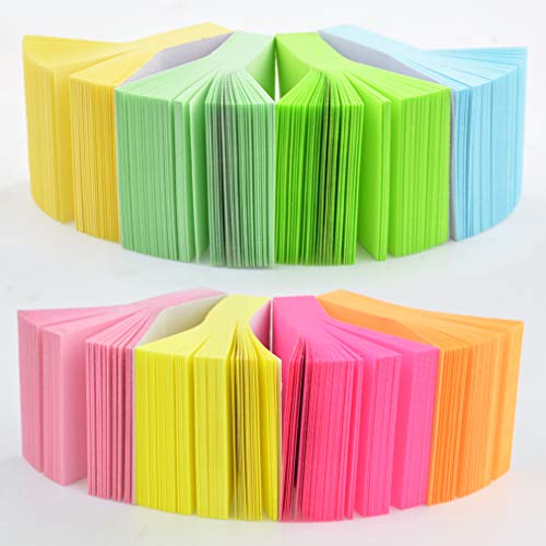 baotongle 32 Pads Mini Sticky Notes Super Sticky Notes Self-Stick Notesfor Study, Works, Daily Life 1.5 x 2 in, 100 Sheets/Pad, 8 Colors (8Color, 1.5x2'')