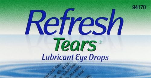 REFRESH TEARS, LUBRICANT EYE DROPS, 2 BOTTLES .5 FL OZ (15 ML)