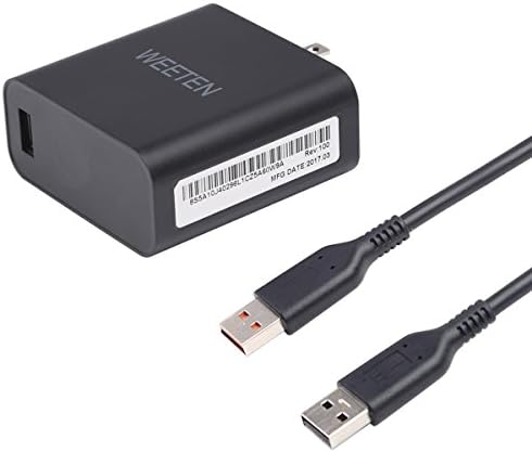 WEETEN 65W 20V 3.25A Slim Travel Power Supply AC Adapter for Lenovo Yoga 900 Yoga 700 Yoga 3 Pro 4 Pro Ideapad 700s Convertible Ultrabook Tablet Laptop Charger Wall Charge Cord Replacement