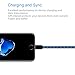 EL-AURORA iPhone Lightning Charger Cable, 3ft Visible Flowing LED USB Lightning Cable Light Up Charger Sync Data Cord for iPhone X / 8 / 8 Plus / 7 / 7 Plus / 6 / 6 Plus, iPod and iPad (black)