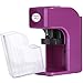 Electronic Pencil Sharpener With Auto Stop Safety Feature & Large Pencil Holder For Home, Office or Classroom, - Purple - By Office + Style