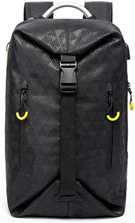 Fashion Backpack, Oxford Cloth Male Business Backpack, Multi-function Waterproof Laptop Bag, USB Travel Bag"light Gray, Black" (Color : Light grey)