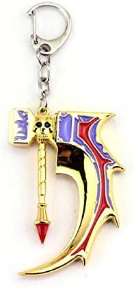 lotuwio Dota 2 Keychain Pudge Toys Set New Game Dota2 Weapons Sword Talisman Props Ornaments Car Styling Decor Gift For Player Game Gift Kc0343