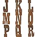 Farmhouse Rustic 6 Inch Flat Metal Letters And Numbers Wall Art Decor, Outdoor Country Rusted Steel Monogram Decorations, Welcome, Home, Joy, Wall Signs For Barn, Nursery, Living Rooms