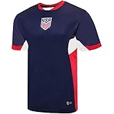 Icon Sports U.S. Soccer USMNT Adult Soccer Game Day Jersey-Inspired Shirt | Legend, Navy Red, Medium