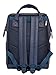 Kah&Kee Leather Backpack Diaper Bag with Laptop Compartment Travel School for Women Man (Navy, Medium)