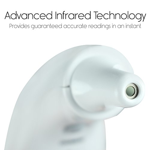 Vive Precision Tympanic Thermometer - Digital In Ear Temperature, Fever Checker for Baby, Kids, Adults - Accurate Mini Medical Quick Reading Device For Infant Babies, Elderly Senior, Pet, Dog, Cat - Thumbnail 6