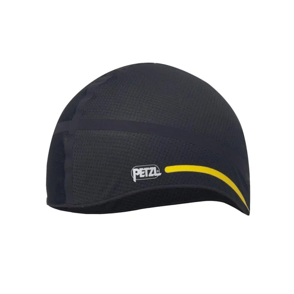 PETZL Unisex_Adult HAT LINER 1 Helmet, Black/Yellow, M/L