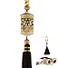 Ponerine Tassel Chinese Lucky Knot Hanging for Gifts Decoration with Mala, Car Hang Fragrance Pendant Craved (cylinderdragon)