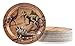 Dinosaur Plates - 80-Pack Dino Plates with Jurassic Dino Print, Dinosaur Themed Kids Birthday Party Supplies, 9-Inch Round Cake Plates, Lunch, Dessert