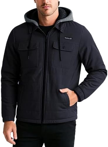 Amazon.com: Hurley Icon Boxed Fleece Zip Hoody - Roadside - L