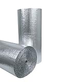 US Energy Products Double Bubble 2 Pack Reflective 48" x10' Foil Insulation Reflective Insulation (80sqft total)