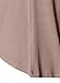 Phoenix Women Khaki Asymmetric Hem Short Sleeve with Sequin Inserts Shirt Top, Khaki, Large