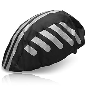 HINRI Scheurvaste afdekking voor fietshelm, 100% waterdicht, met reflectoren, elastische regenkap, geschikt voor elke…