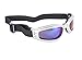 Kickstart Nomad Blue Mirror Lens Silver Frame Goggles w/ Strap