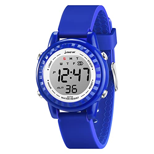 Venhoo Kids Watch Silicone Color Flashing Light Outdoor Sport Toddler Wrist  Watch with Luminous Alarm Stopwatch for 3-12 Ages Little Girls Boys