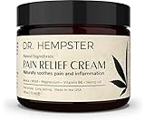 Hemp Oil Pain Relief Cream - 100% Natural Ingredients and Cruelty-Free, No Emu Fats Used - Rapid Absorption, and Non-Greasy Rub - Ideal for Back and Joint Pain Relief - USA Made