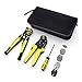 Meterk Wire Stripper and Crimping Tool 0.14-6mm² Adjustable Crimping Range With Carbon Steel + Alloy